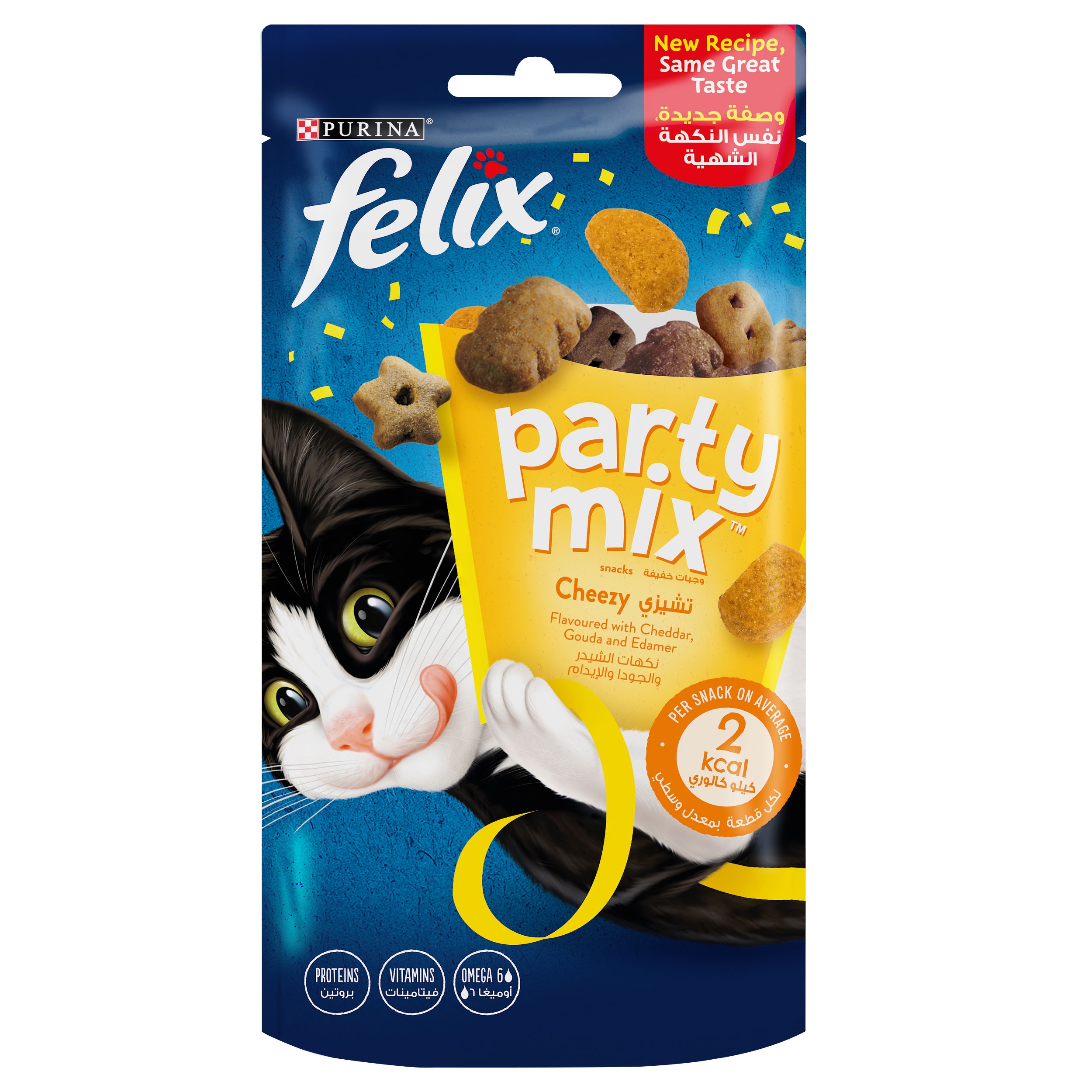 FELIX Party Mix Cheezy Mix Cat Treats Purina